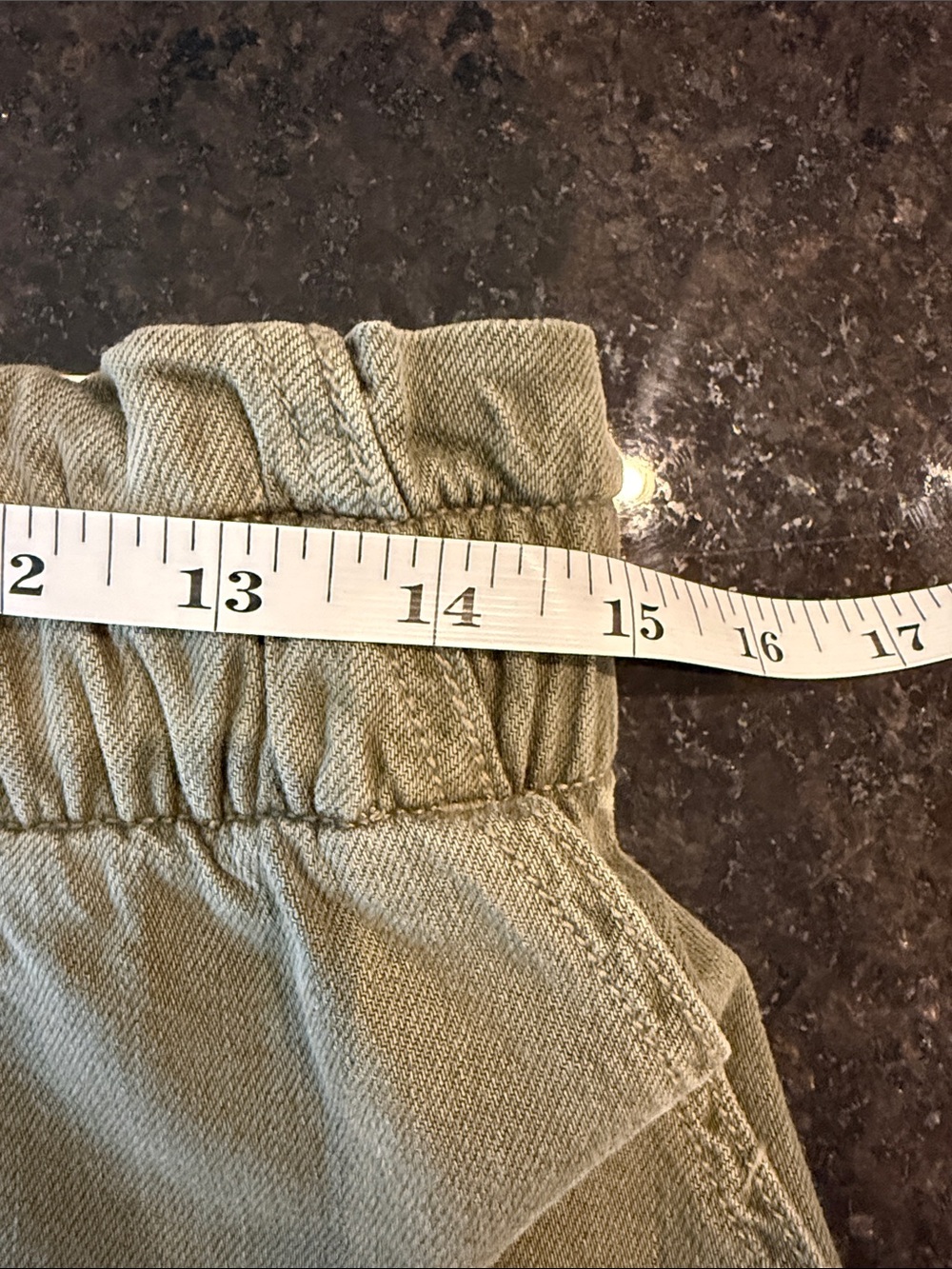 NWT American Eagle Olive Super High Rise Mom Shorts W Button Fly Size 2 - Picture 7 of 11